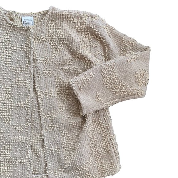 GRITS Textured Chenille Boho Lagenlook Jacket - Picture 2 of 5